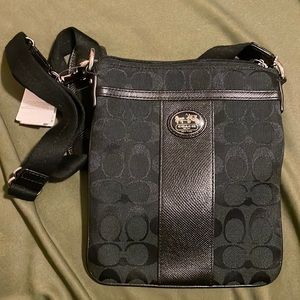Black coach crossbody bag. Brand new with tags.